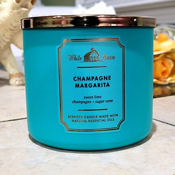 Bath & Body Works Other - NWT! B&BW CHAMPAGNE MARGARITA LARGE 3-WICK CANDLE